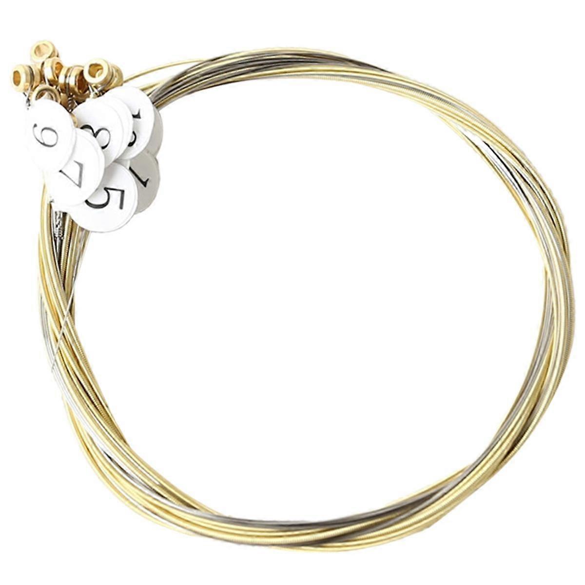 Un jeu de 16 cordes de rechange en métal pour harpe lyre