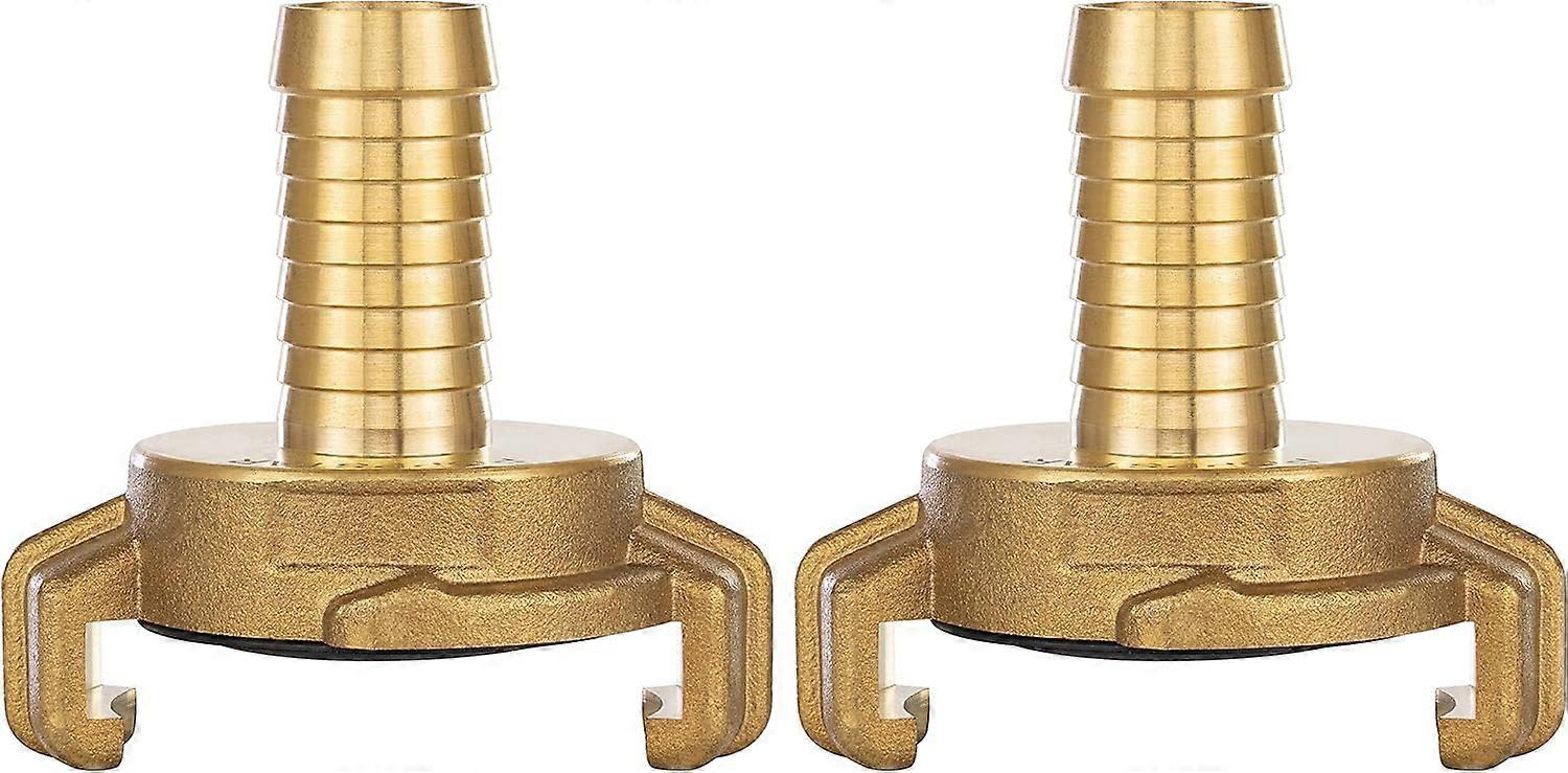 2x Brass Quick Coupling 1/2 inch Socket (Geka System Connection 1/2 inch Socket)