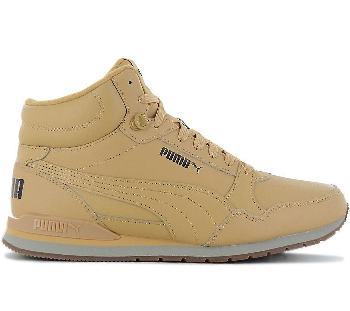 PUMA ST Runner V3 Mid Leather Men's Sneakers Shoes Leather Beige