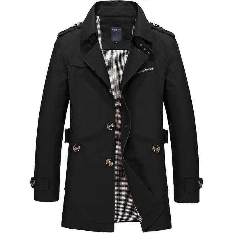 Vinter Menns Business Jakke Menn Lang Windbreaker Jakker