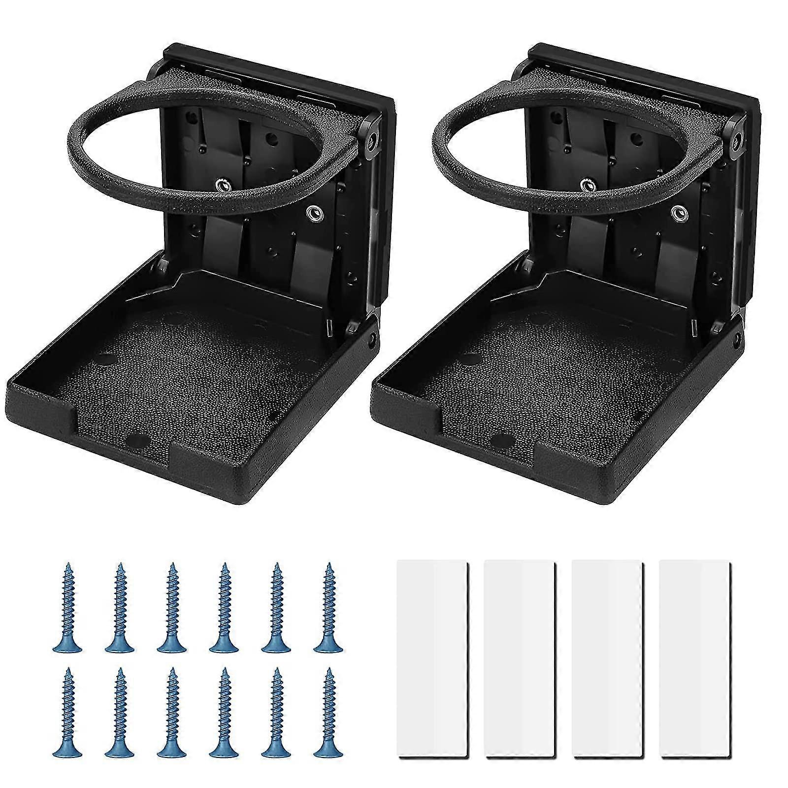 Car Cup Holder,2 Pack Adjustable Folding Cup Drink Holders,automotive Plastic