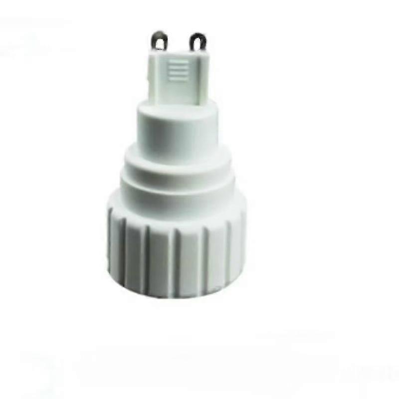Led Light Bulb Base Screw Adapter Holder Socket Converter5pcswhite