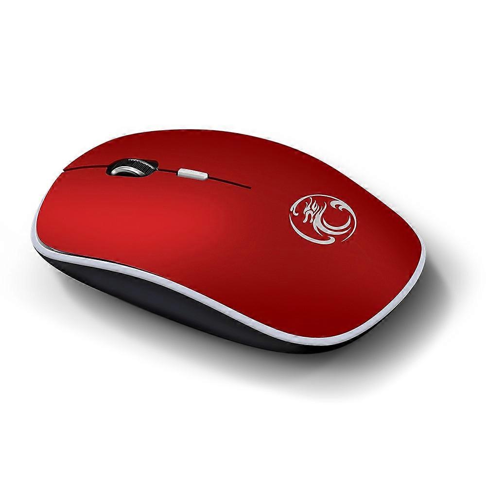 iMICE G-1600 2.4G Wireless Mouse Red