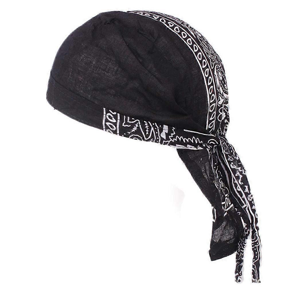 Bandana Sport Cyclisme Coton Absorbe Transpiration Séchage Rapide Bonnet Calotte De Moto Vélo VTT Sous Casque Anti-vent/UV Respirant Protection Tête Turban Elastique Pour Running Course Randonnée