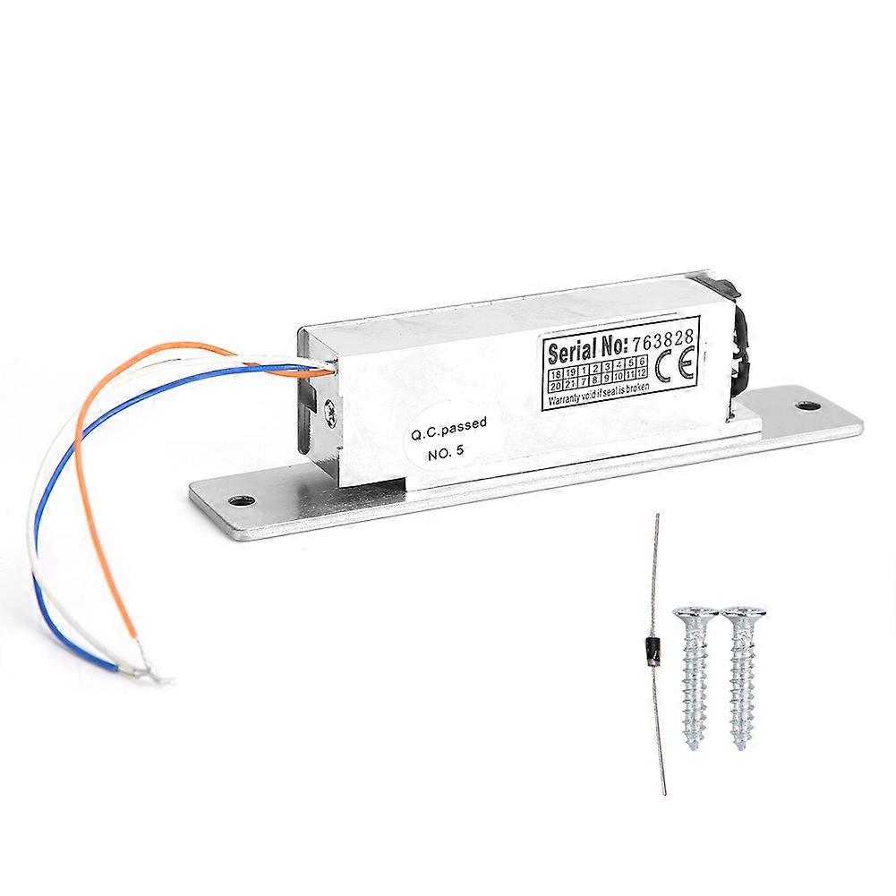 Serrure de porte d'accès électronique à cathode NO/NC avec retour de signal DC12V