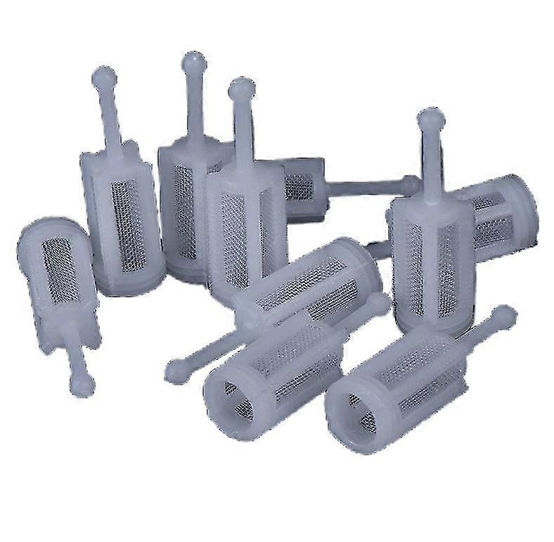 10pcs Plastic Gravity Type Spray Gun Spray Filter Pot Diameter 11mm Shytmv