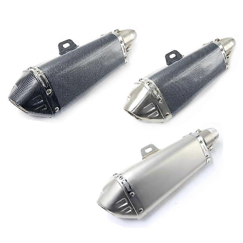 Silenciador de fibra de carbono para Motocross, escape Universal para Nmax PCX, silenciador izquierdo con accesorios Db Killer