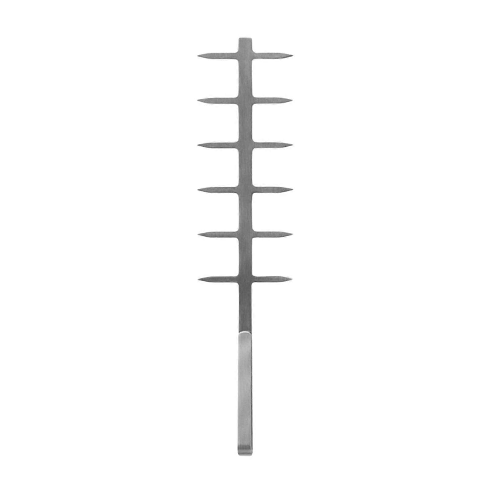 Stainless Steel Skewers for Kabobs Flat Kebab Skewers Reusable Metal BBQ Skewers for Grilling Meat Shrimp Chicken Veggie Barbecue Fork for Home Kitche