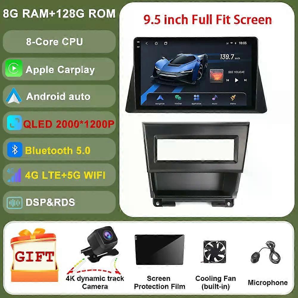 Wireless Carplay For Honda Accord 8 2008 2009 2010 Android Auto Car Multimedia Player Navigation Head Unit Gps Qled Ai Voice