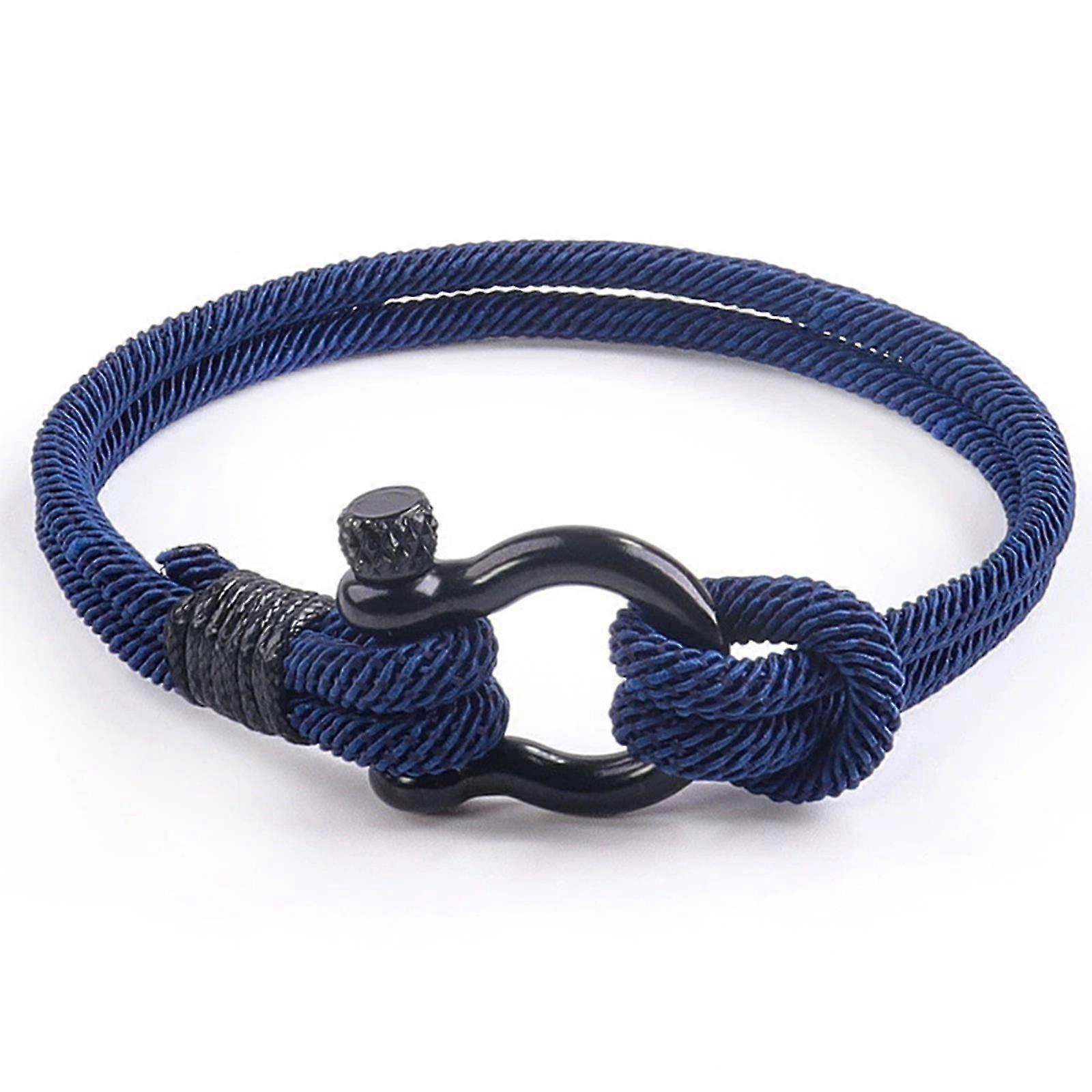 إلى حفيدي أحبك إلى الأبد سوار بحري مقاوم للماء Paracord الكفة معصمه هدايا عيد ميلاد لابن الأولاد
