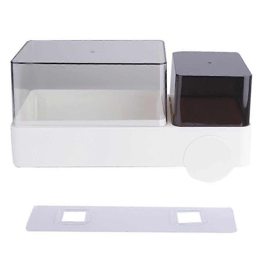 Modern Waterproof Visible Rectangle Plastic Paper Tissue Box Cover Holder For Bathroom