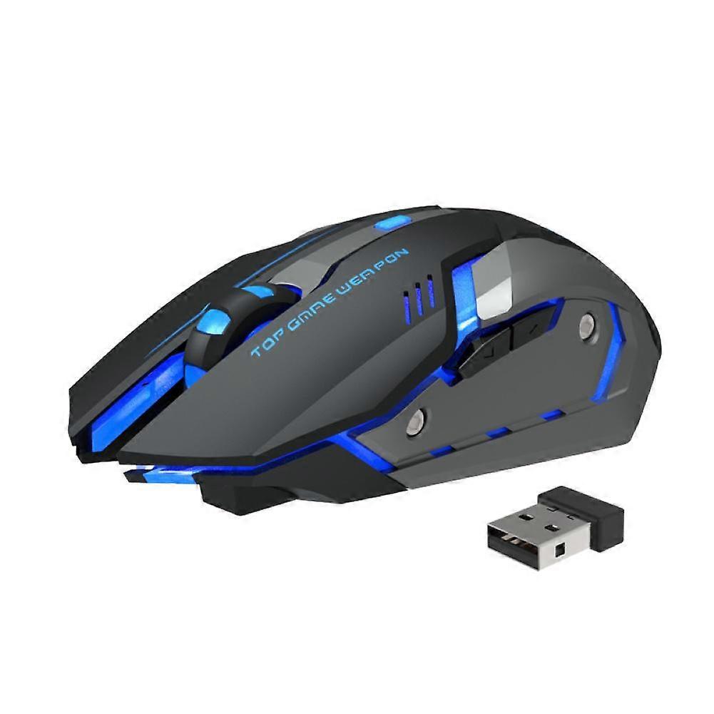 Puntos Rechargeable T1 Ergonomic 2.4G Silent Backlit USB Optical Wireless Gaming Mouse