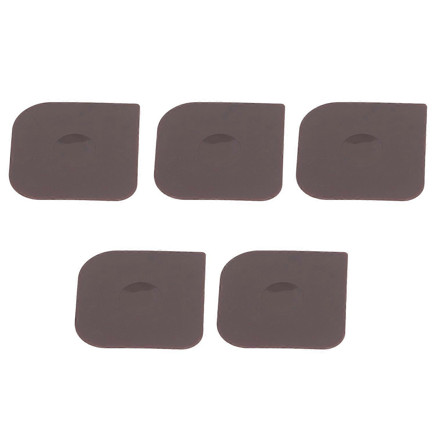 5 Pack Pan Scrapers Dish Scraper Tool Cast Iron Cleaner Scraper Non Scratch Pot Scraper for Cleaning