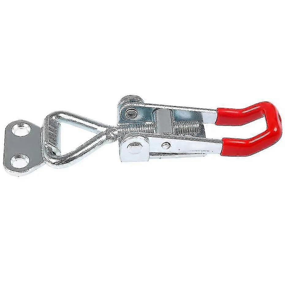 Jinyi Adjable Cabinet Boxes Case Catches Metal Toggle Latch Hasp Duty(3pcs, Red)