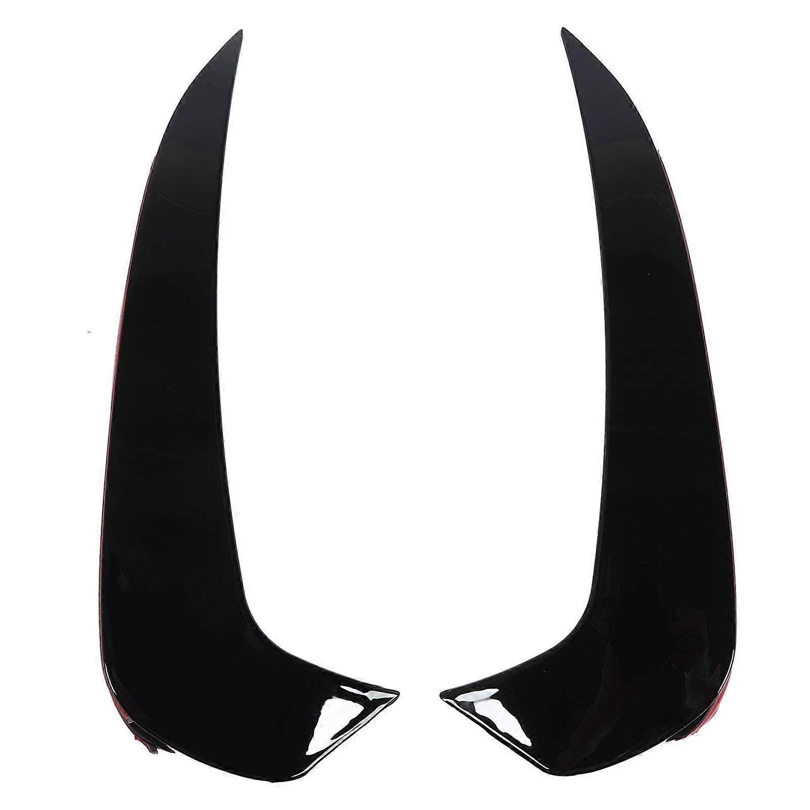 1 Pair Rear Bumper Left Right Lip Splitter Spoiler Diffuser Replacement for Benz GLC‑Class C254 Coupe AMG‑Line 2023 and Later