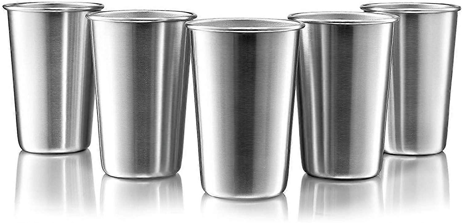 stackable pint cups, reusable metal cups