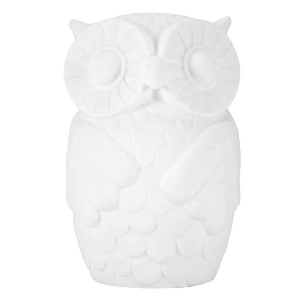 ノベルティフクロウLEDナイトランプ寝室の家の装飾のためのワイヤレステーブルライトホワイトライト