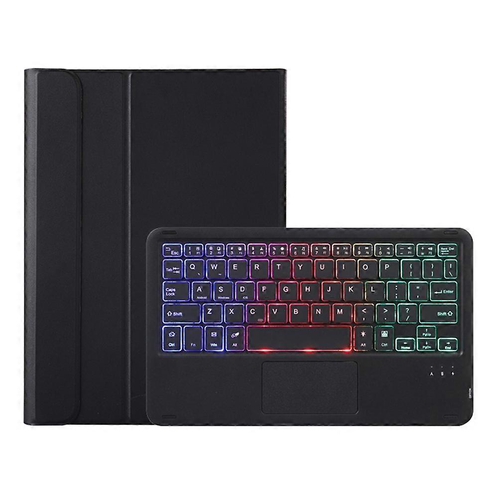 A08-AS Ultra-thin Backlight Bluetooth Keyboard Leather Case with Touchpad For Samsung Galaxy Tab A8 2021 SM-X205 / SM-X200