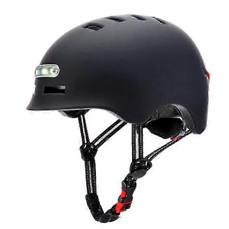 Bicycle Helmet With Warn Light Night Safe Riding For Bicycle Scooter Usb Charging Breathable Protective Bike Accessories - Sports Helmets