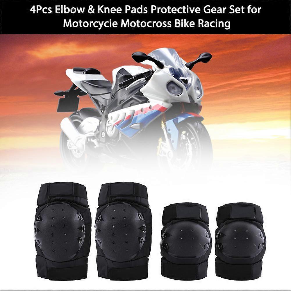 4st armbåge knäskydd skydd skyddsutrustning set för motorcykel racing motocross cykel