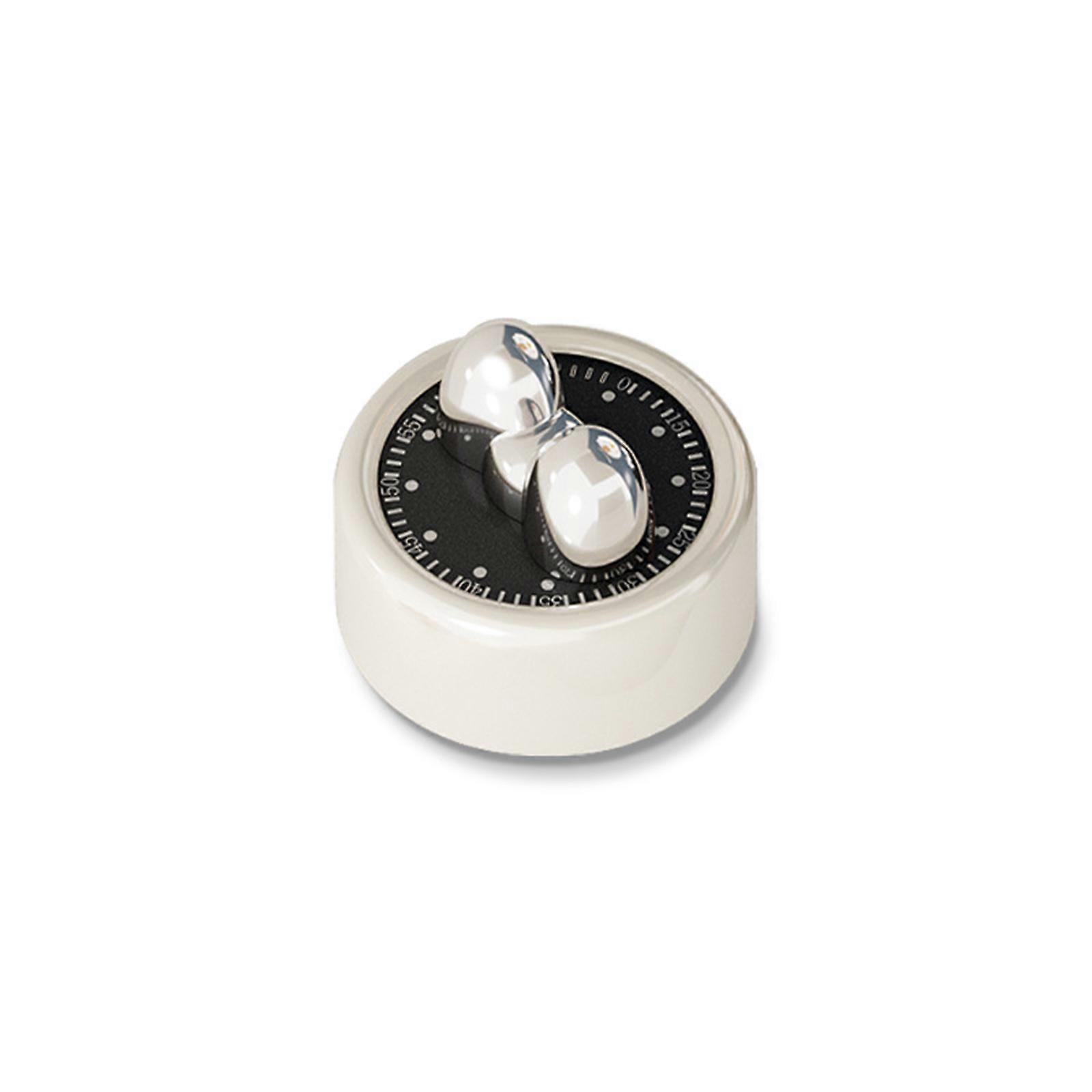 Magnetic Kitchen Timer with Clear Display Countdown Timer Metal and ABS Material Perfect for Cooking Baking and Exercise  beige