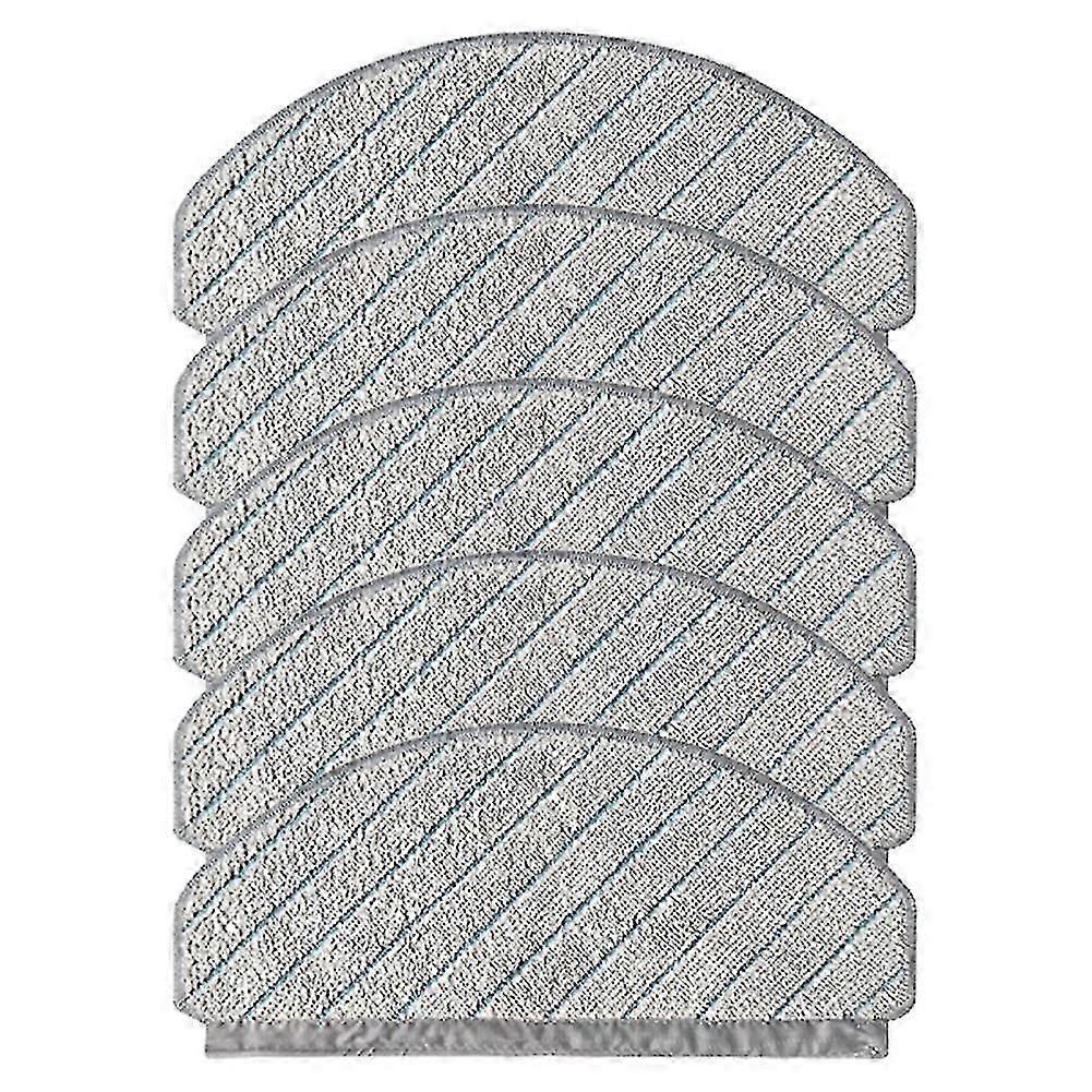 Replacement For Ecovacs Deebot T10/t10 Turbo Robot Mop Cloth 5pcs