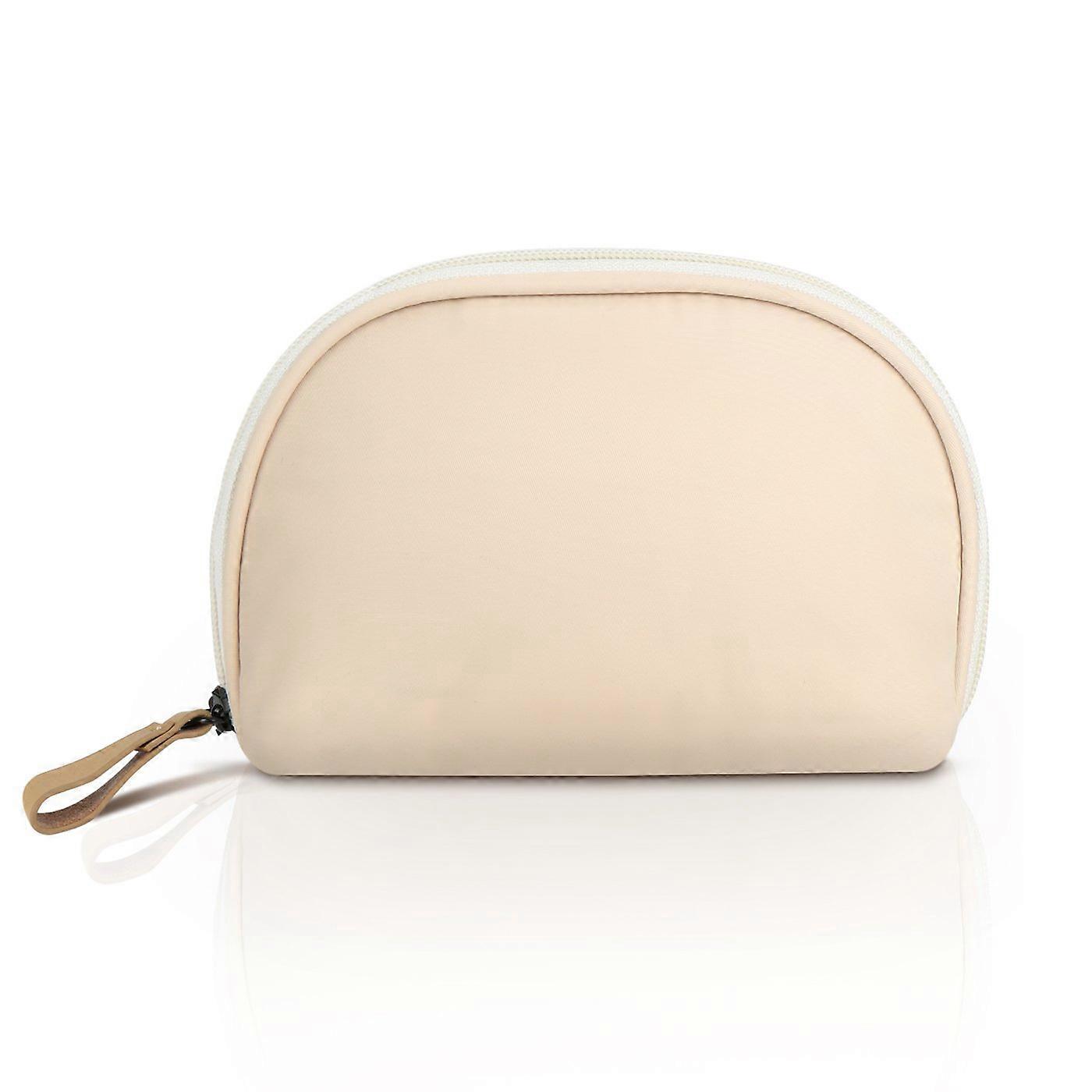 Half-moon shaped cosmetic bag, suitable for travel storage bag