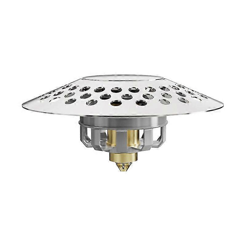 Bathroom Sink Drain Filter,Upgraded Brass Pop Up Bathtub Drain Plug
