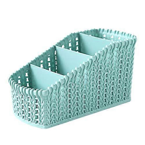 Plastic Four Grid Design Storage Basket for Office Use