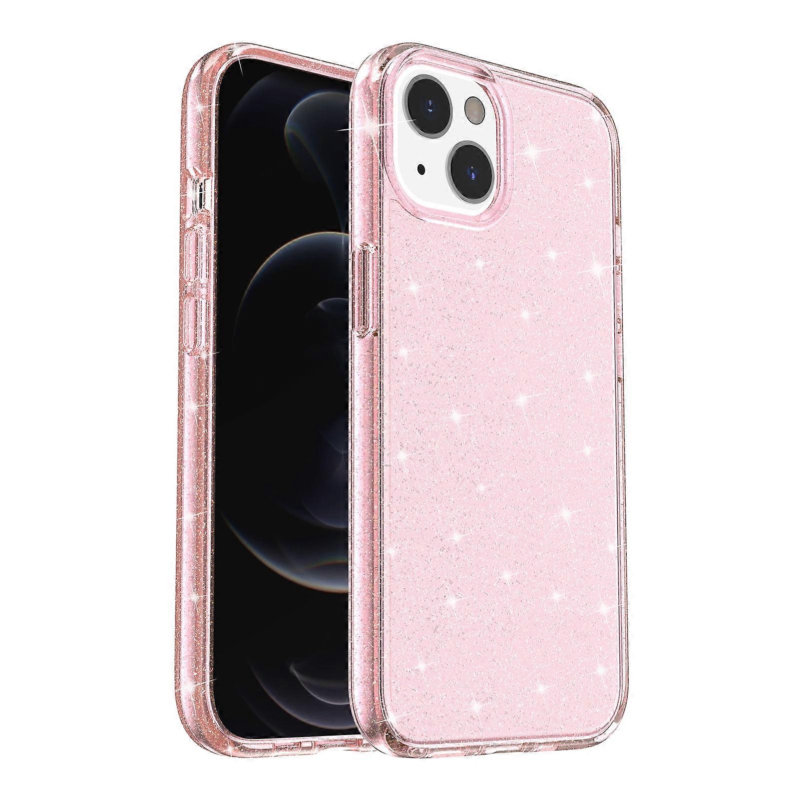 For iPhone 13 Shockproof Terminator Style Glitter Powder Protective Case
