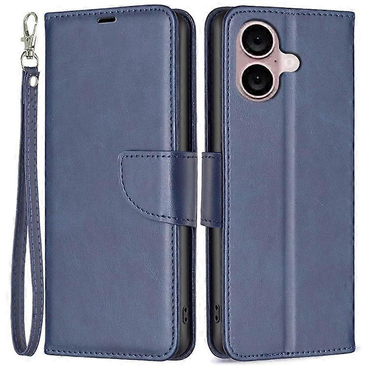 Compatible For iPhone 16 Plus Case Flip Stand Wallet Shockproof Leather Cell Phone Cover