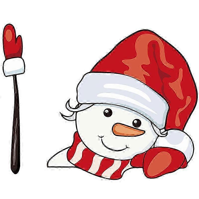 Crăciun Fluturând Moș Crăciun Snowman Elk Tag-uri Decal ștergător autocolant Auto Car Window Decor