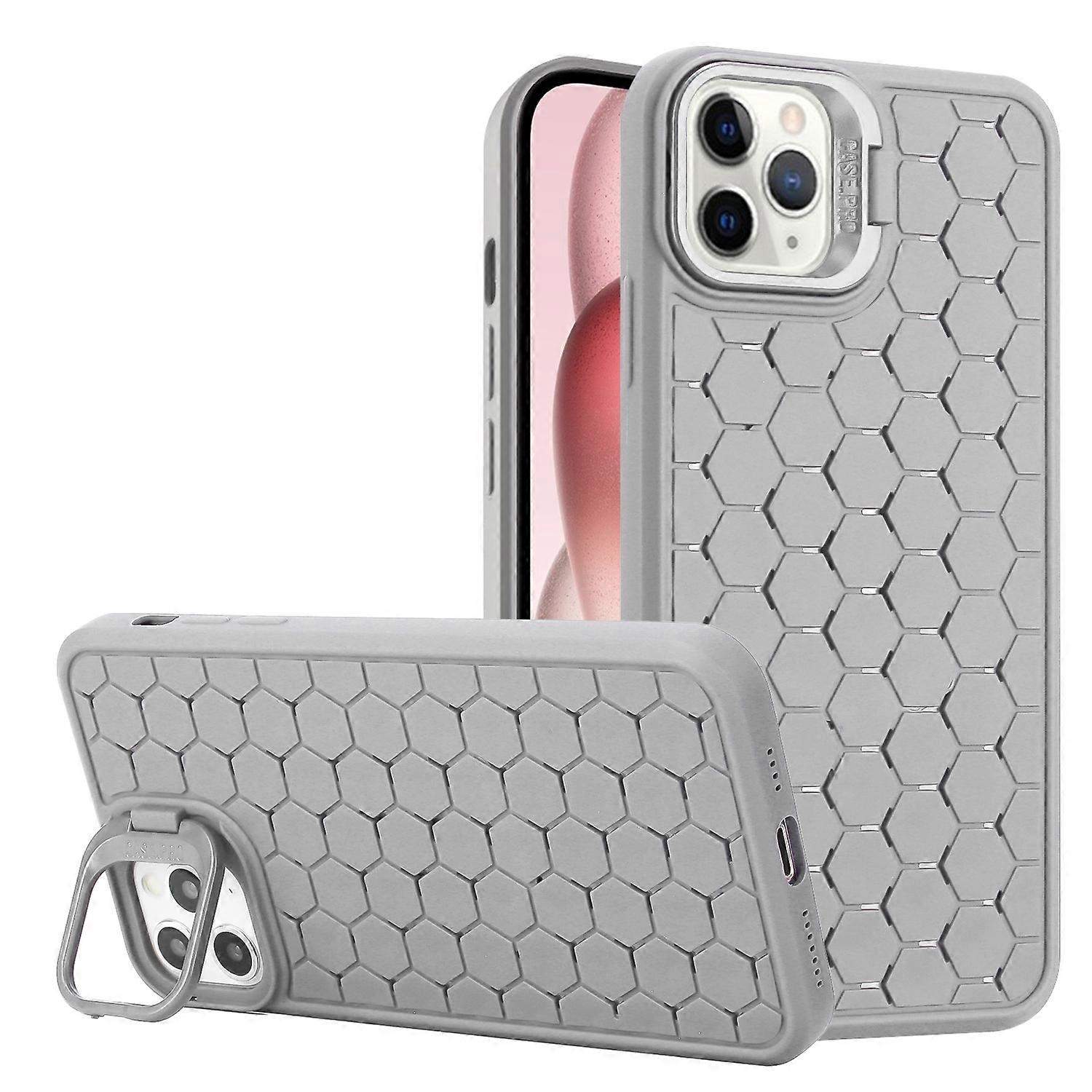 Honeycomb Radiating Lens Holder TPU Phone Case