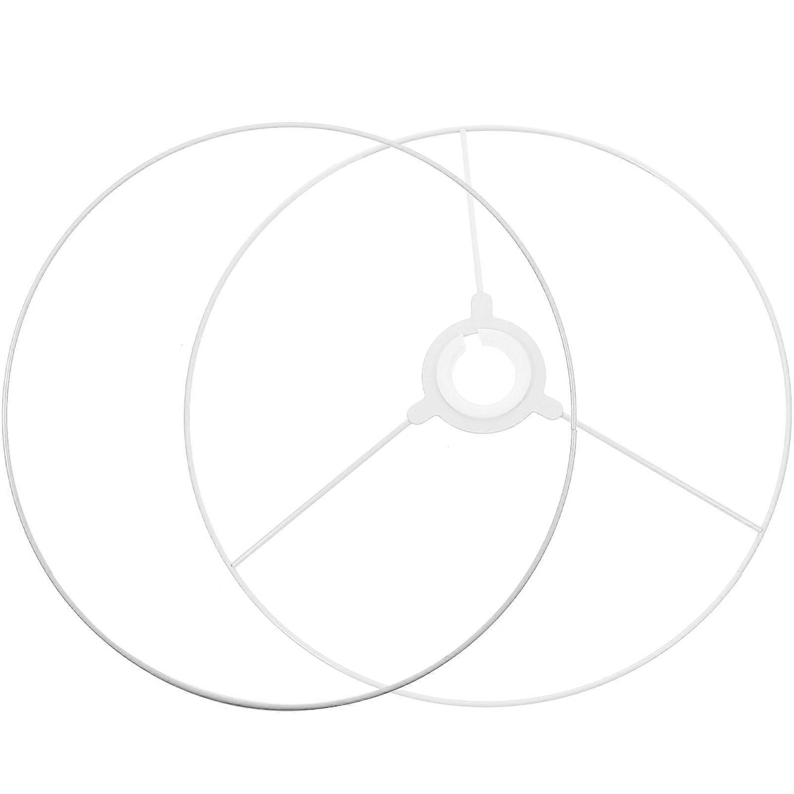 1 Set Lampshade Frame Shade Ring Fitter Shade Ring Fitter 30cm Lampshade Ring