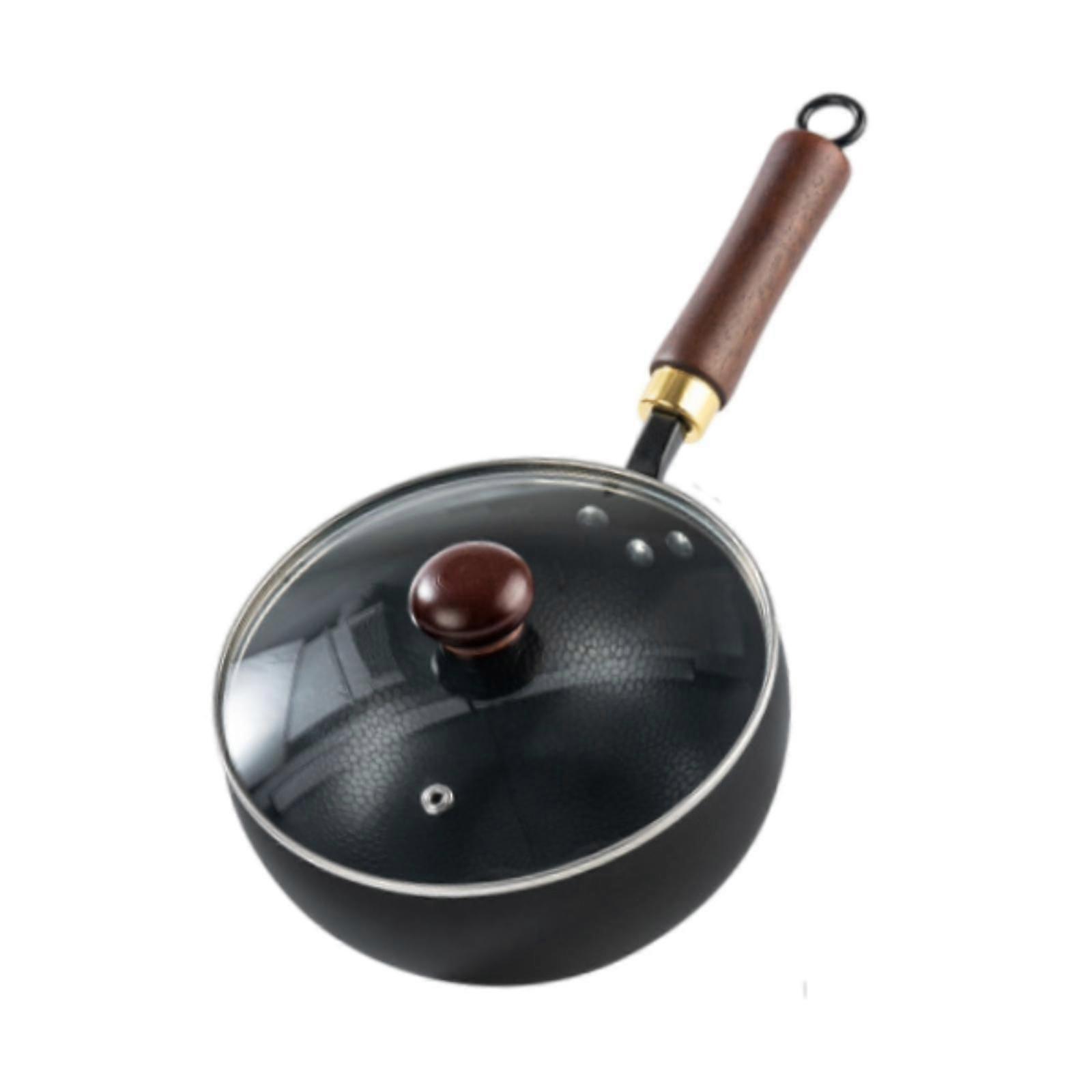 Wok Pan Gazlı Tencere Kaynatma Yok Kaplama Çin Wok Kamp Ev Mutfak tarzı A için