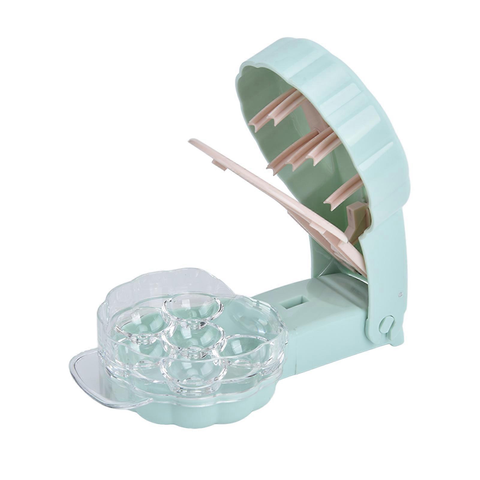 Cherry Pit Remover Easy to Press Small Cherry Seed Removal Tool with Nut Storage Box for Red Date Cherries