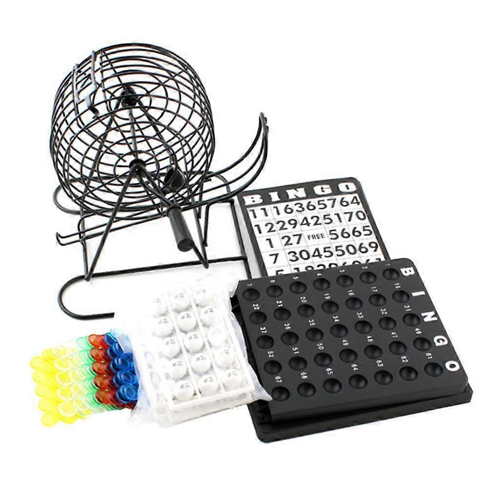 Bingo Game Lottery Cage Table Machine Drinking Game Aids for Fun 75 Balls