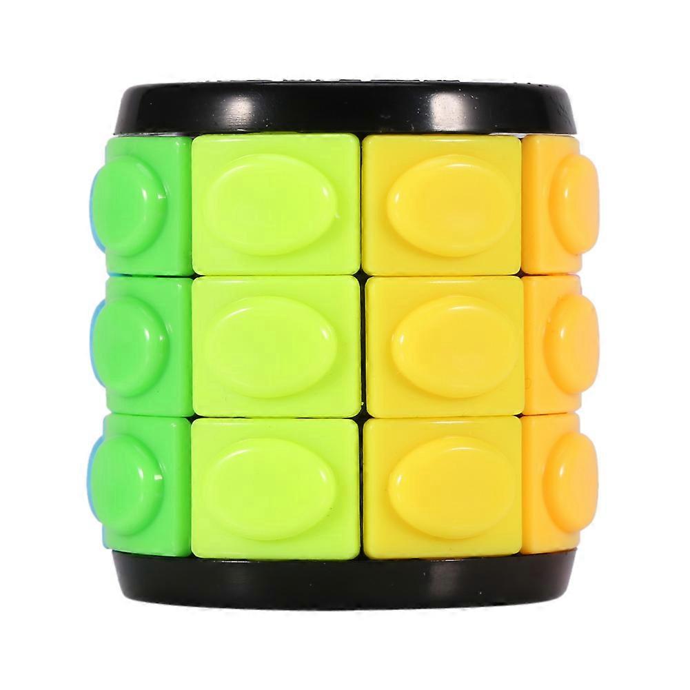 Cylindrical Rubik's Cube Creative Brain Training Development Educational Toy
