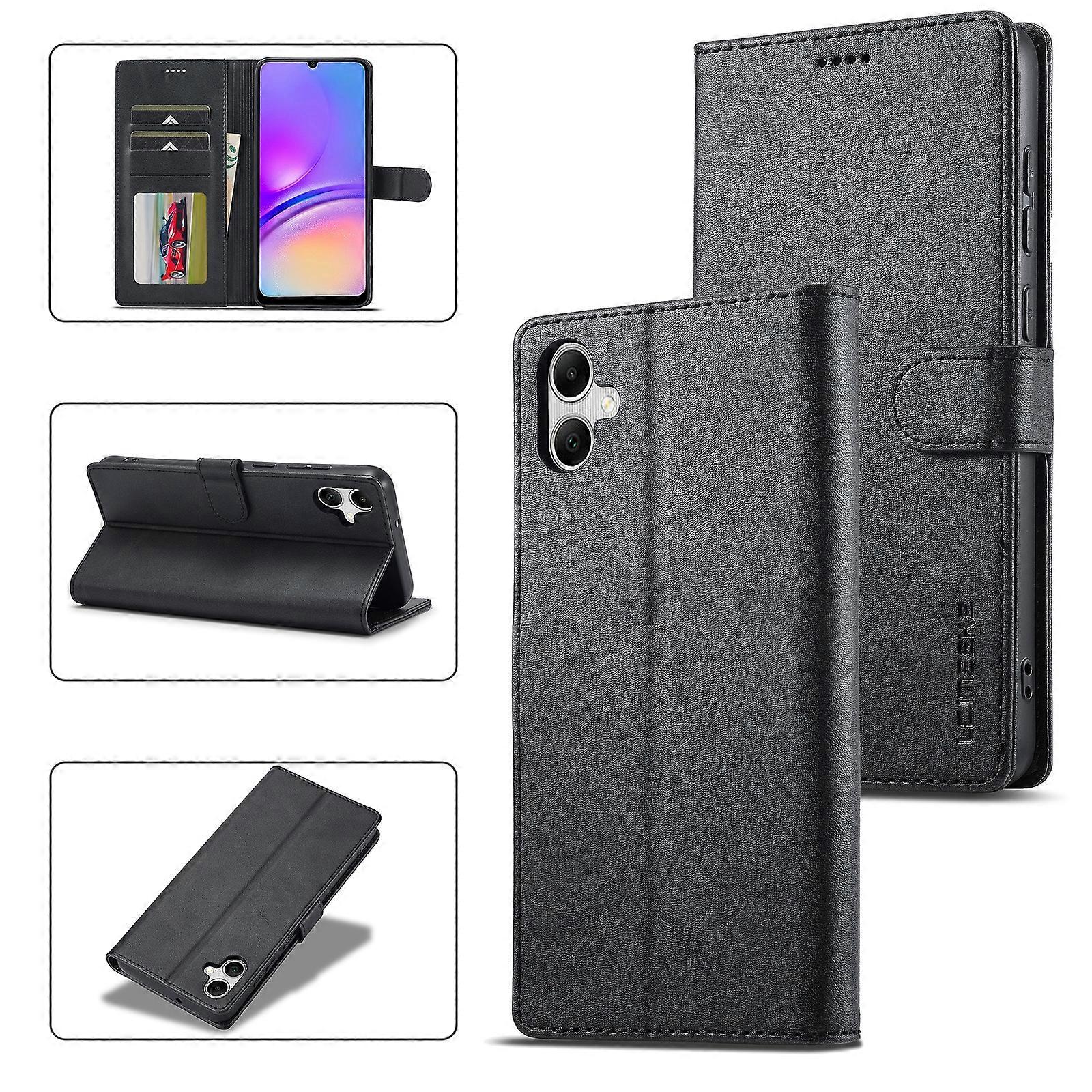 LC.IMEEKE Calf Texture Leather Phone Case