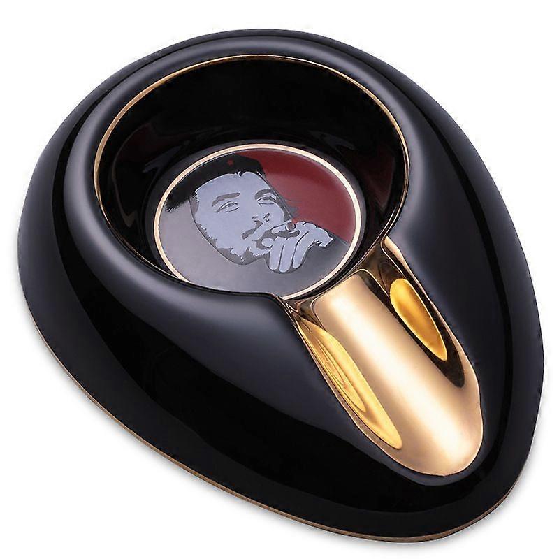 Cigar Ashtray Ceramic Single Large Diameter Smoke Trough Creative Personality Large Living Room Decoration Ashtray