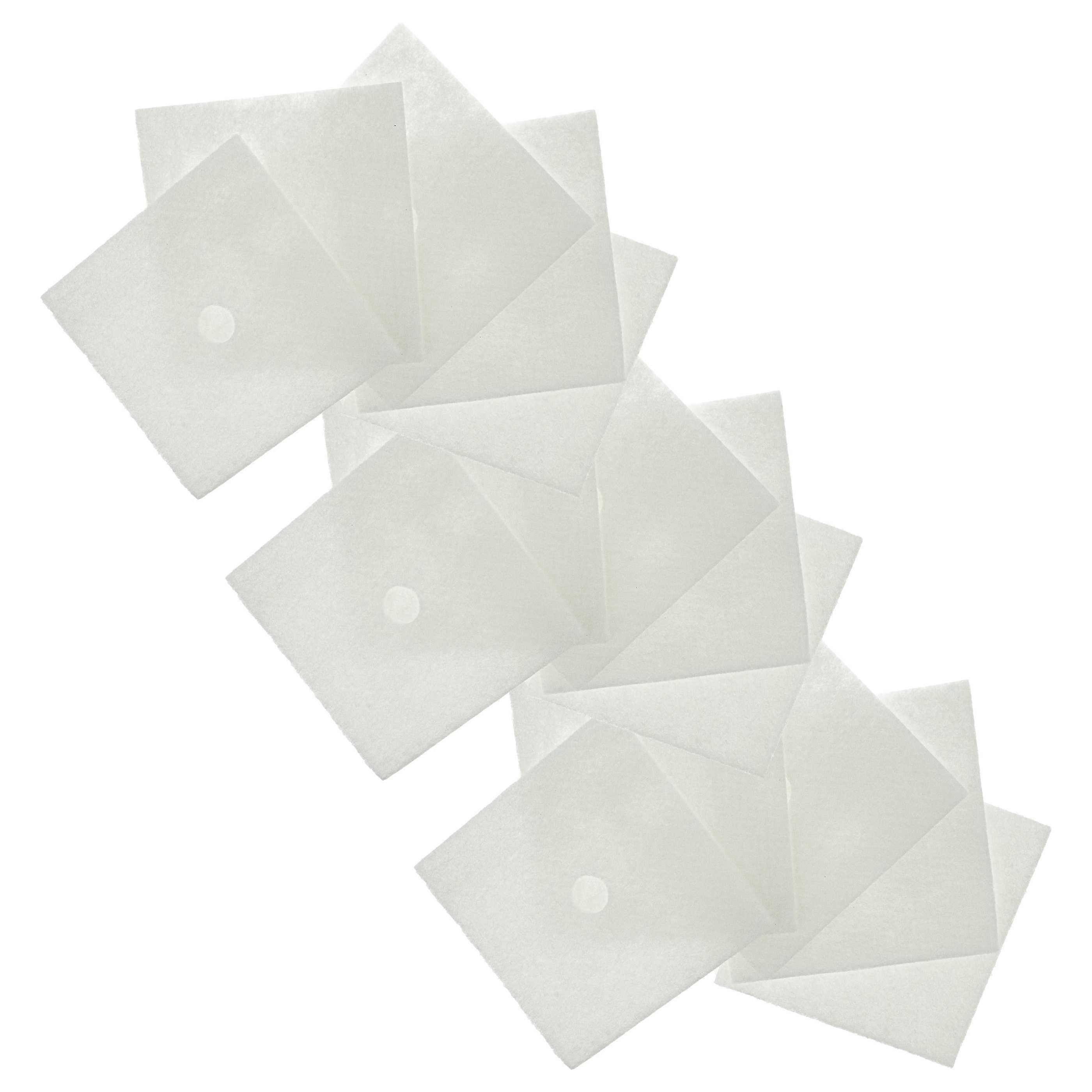 vhbw Filterset kompatibel mit Maico ER-AP60 VZ, ER-APB100, ER-APB100 H, ER-AP100 VZ, ER-AP60, ER-AP60 H Lüftungsgerät - Luftfilter G2 (15 Stück), Weiß