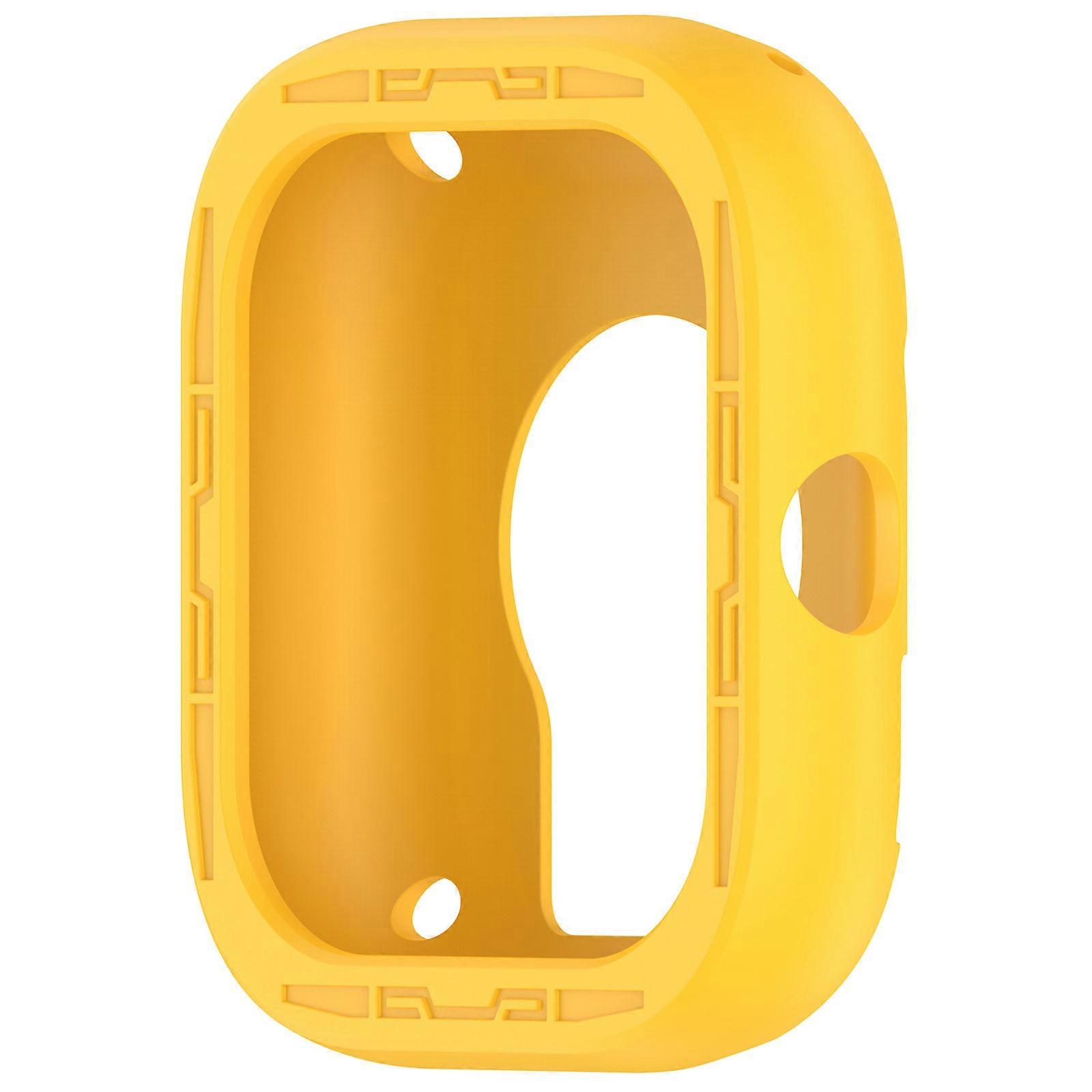 Silicone Case Protective Cover Shell Housing for Watch 5/5 eSIM Smartwatch Soft Guards Against Dust and Accidental Drop Yellow