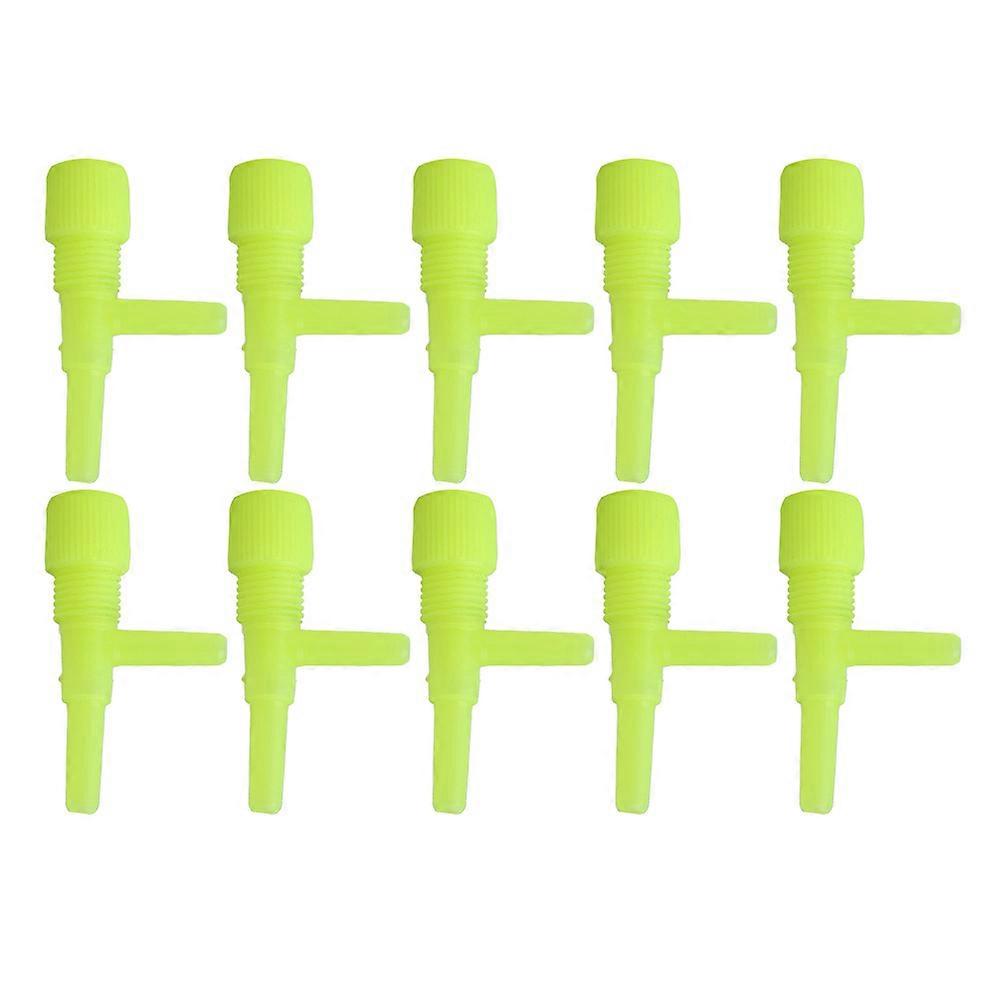 10Pcs 3 Way Air Pump Control Valves for Plastic Aquarium Fish Tanks - Durable, Adjustable, Universal Fit