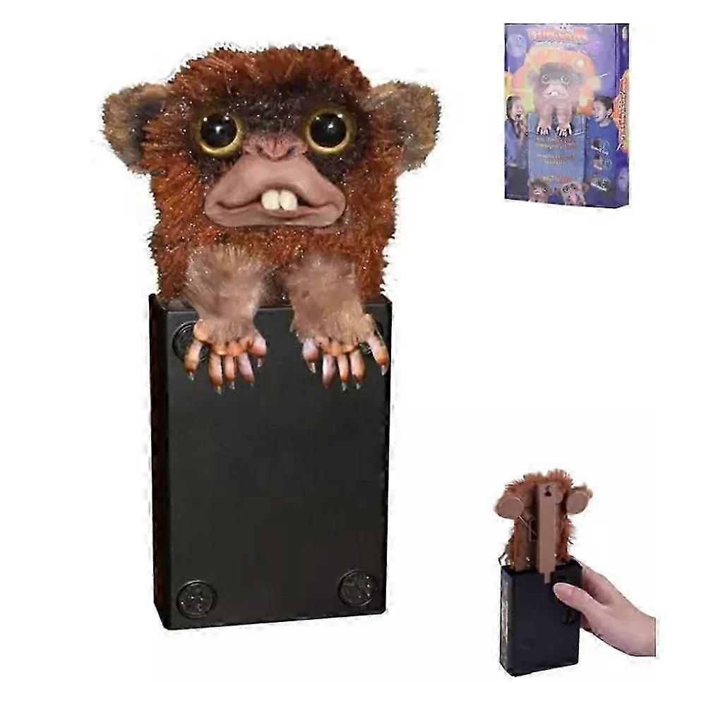 Prank Monkey Toy,Surprise Prank Monkey Toy,Pet Pranksters, Pop Up Monkey Prank