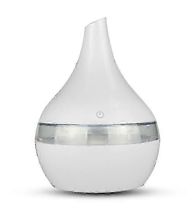 2025 7-Farben-Wechselband Home USB Wiederaufladbarer 300ml Luftbefeuchter (weiß)