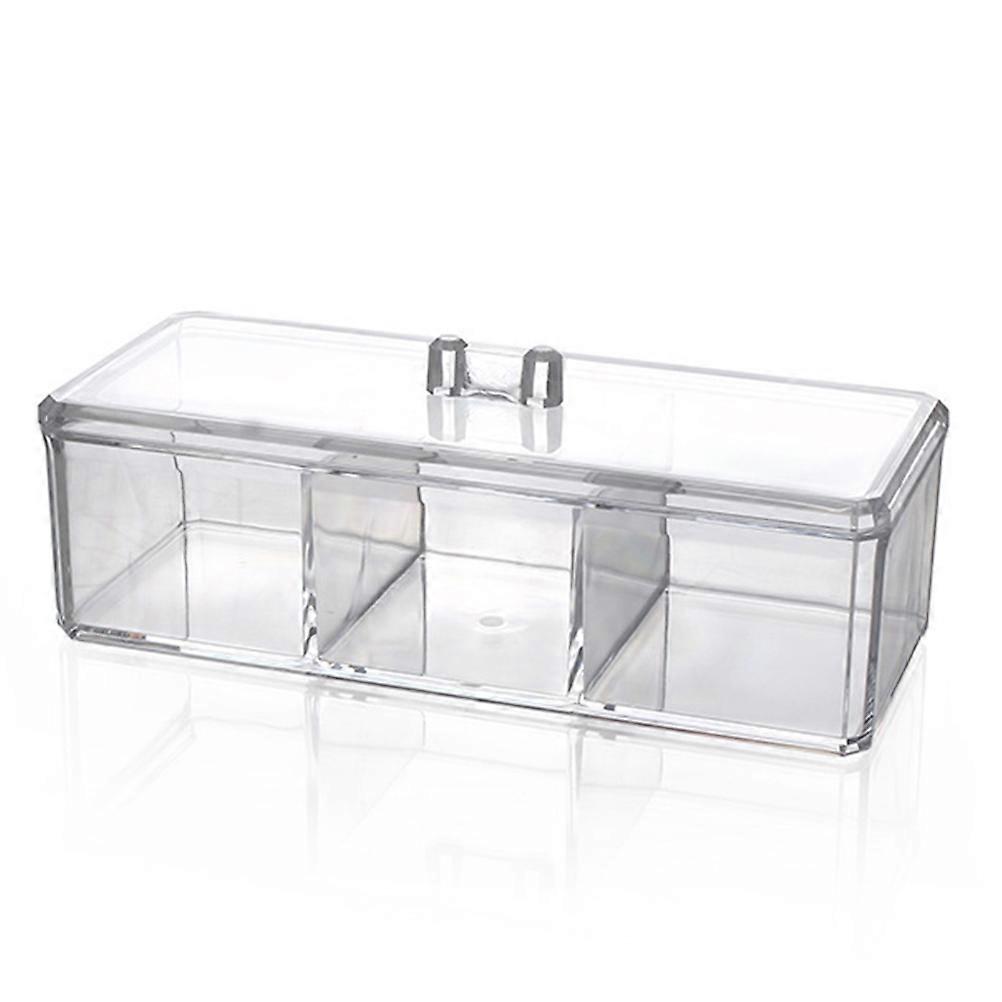 Compact Storage Clear Acrylic Containers, Transparent Glass Like Body Easy to Clean, Thickened Box Wall Sturdy and Durable for Handling Lipsticks,