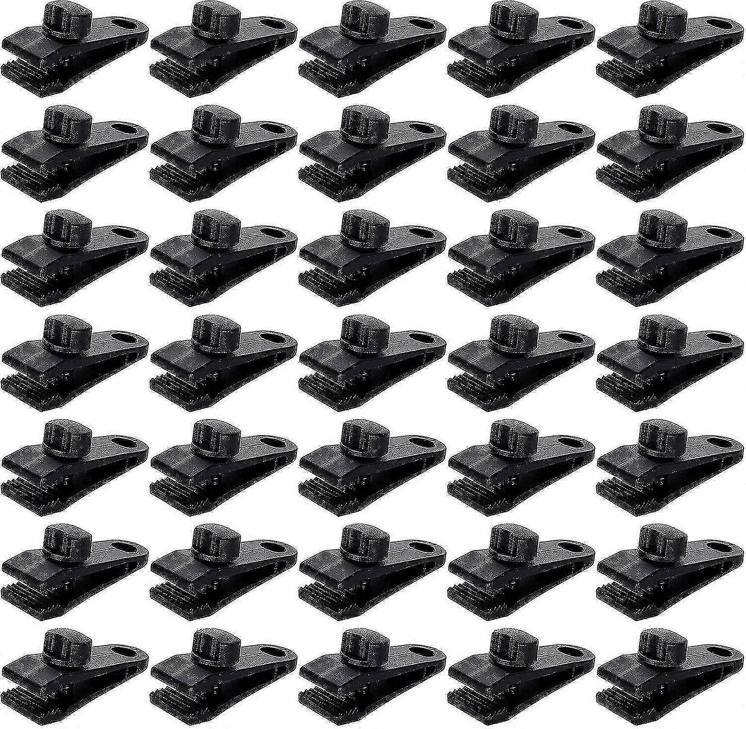 30 Pack Tent Tarp Clip, Locking Tarp Clip, Tarp Clamp Awning Clip Tarp Fixing Camping Canvas Shade P