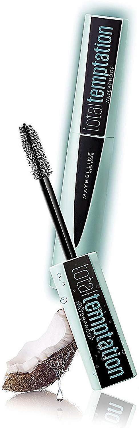 3 x Maybelline New York Total Temptation Waterproof Mascara 9.4ml - Black