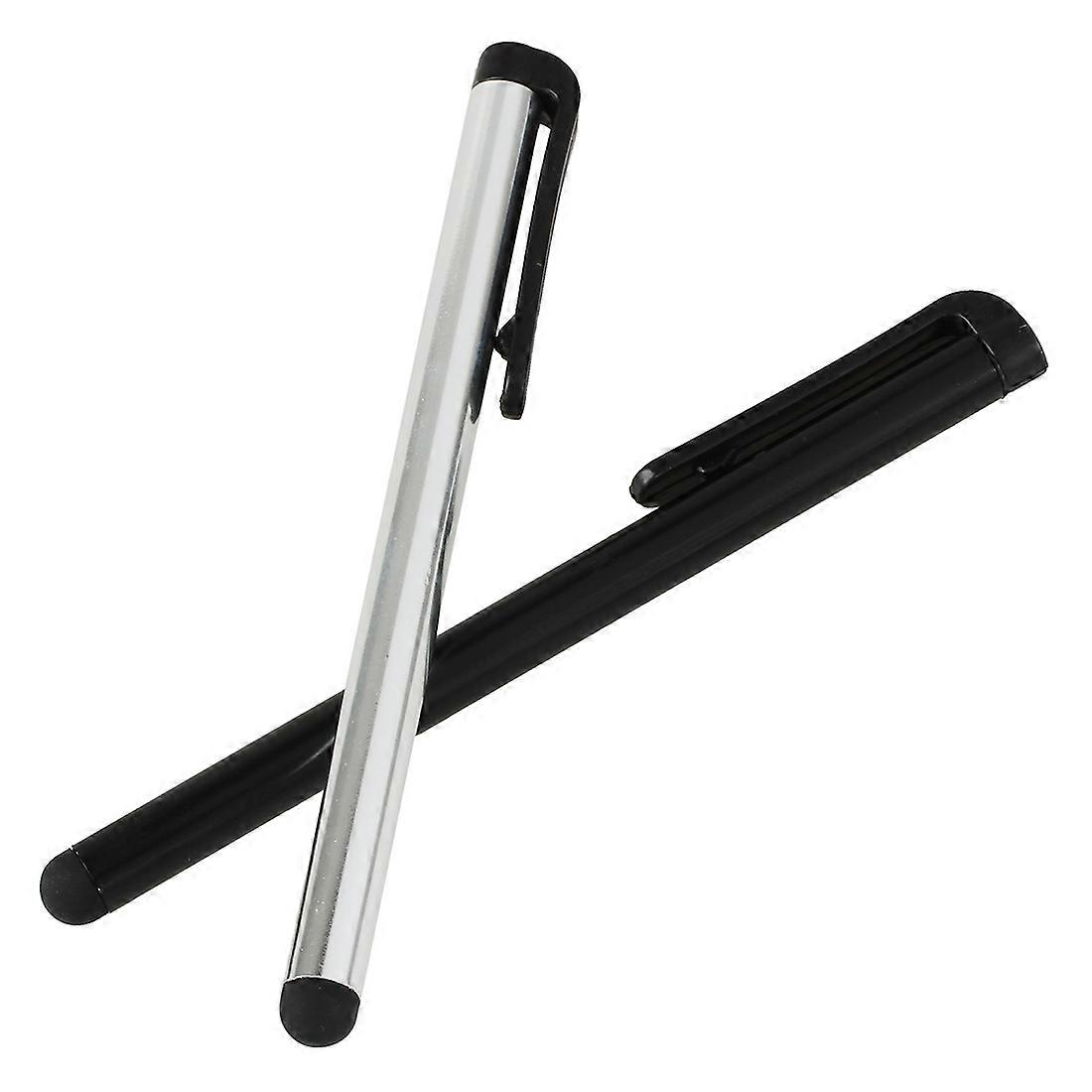2 X Universal Stylus Pens for /Itouch//Touchscreen devices! 2x Pens, 1 Silver 1 Black