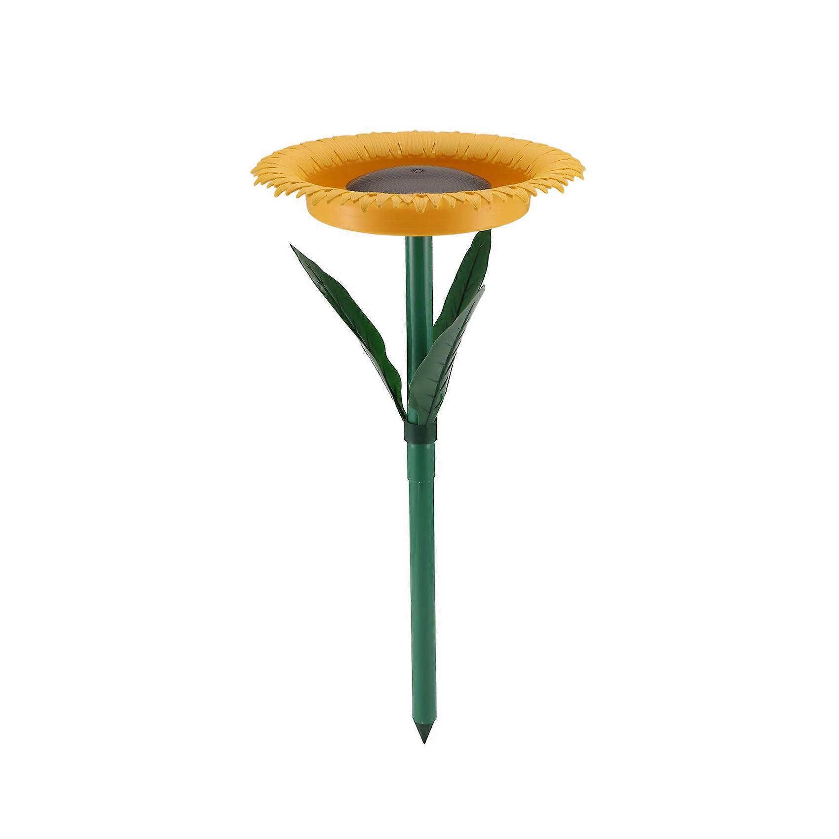 Sunflower Standing Bird Feeder Outdoor Bird Bath Feeder Bowl